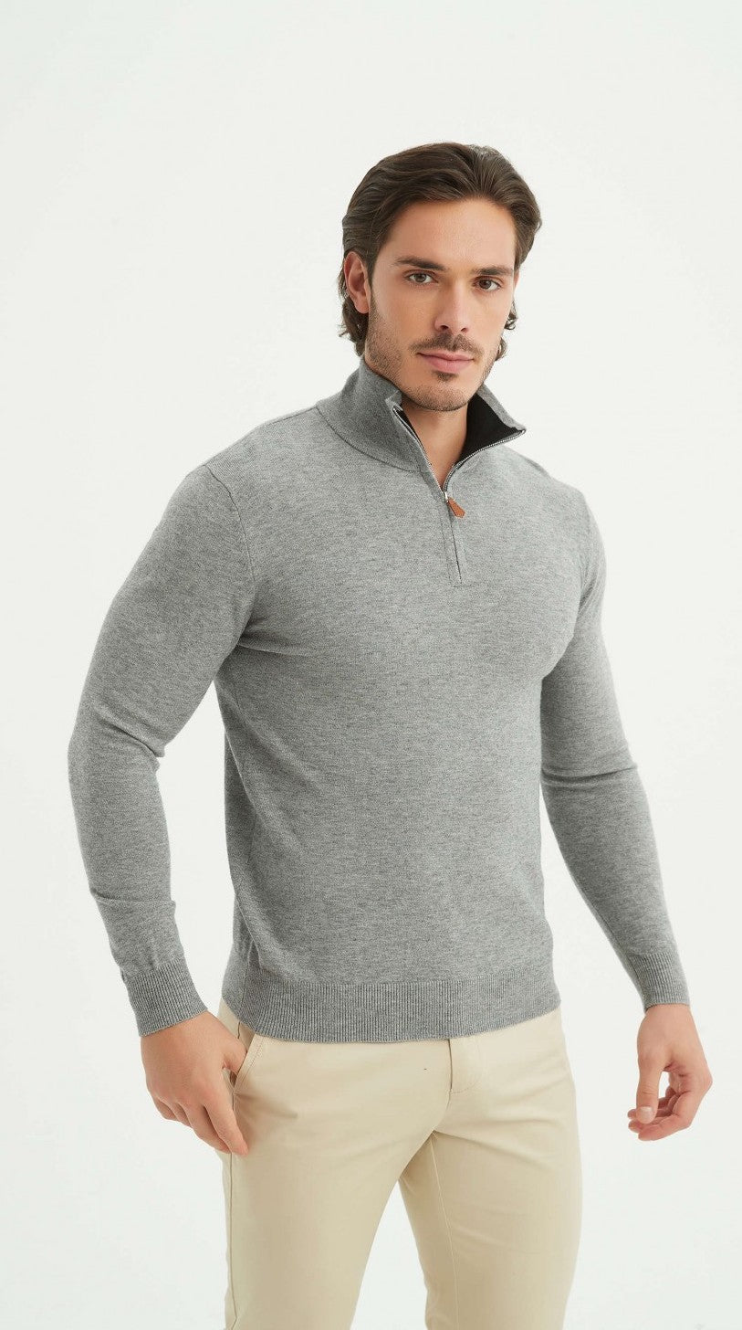 Half-zip Trui