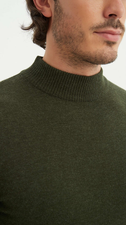 Half-Turtleneck Sweater