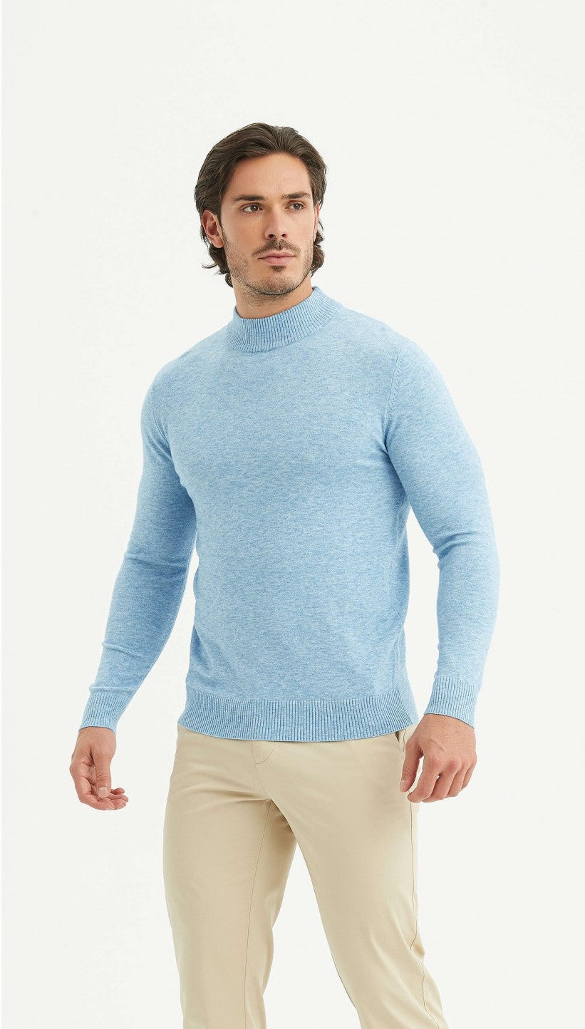 Half-Turtleneck Sweater