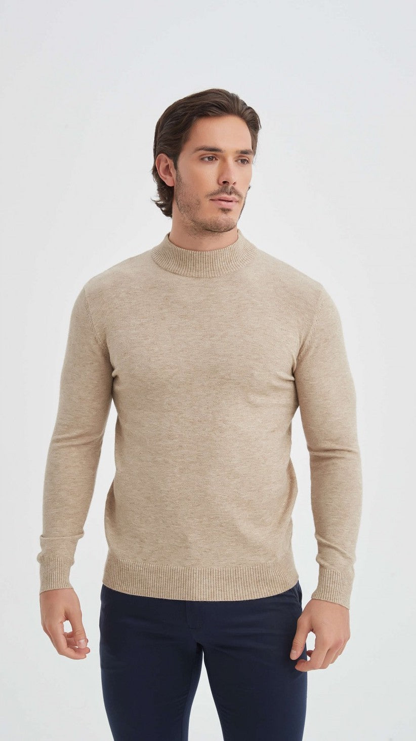 Half-Turtleneck Sweater