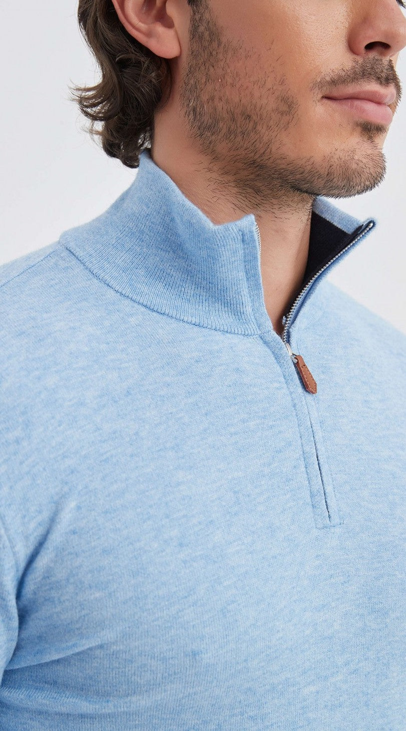 Half-zip Trui