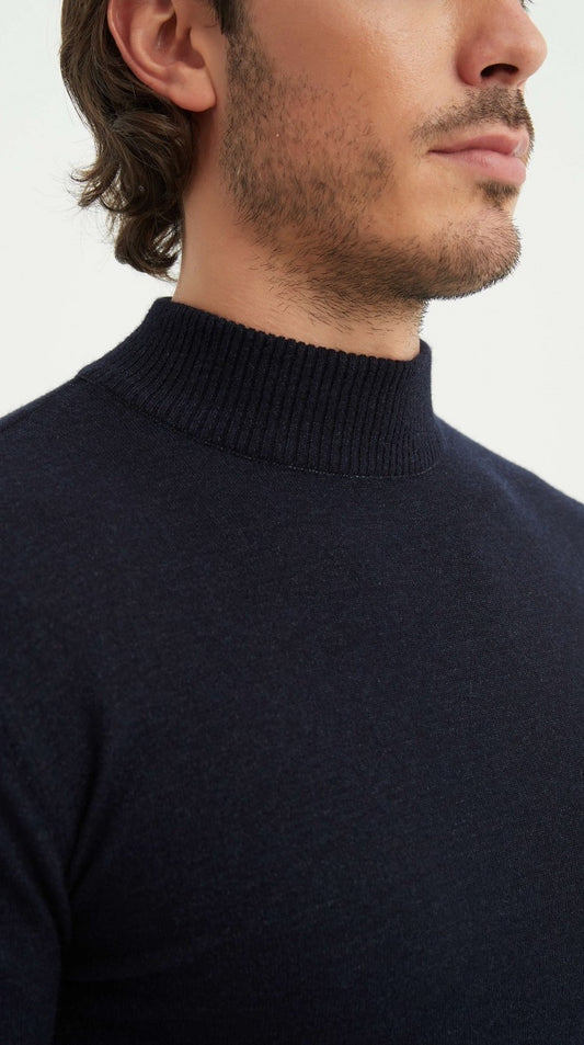 Half-Turtleneck Sweater