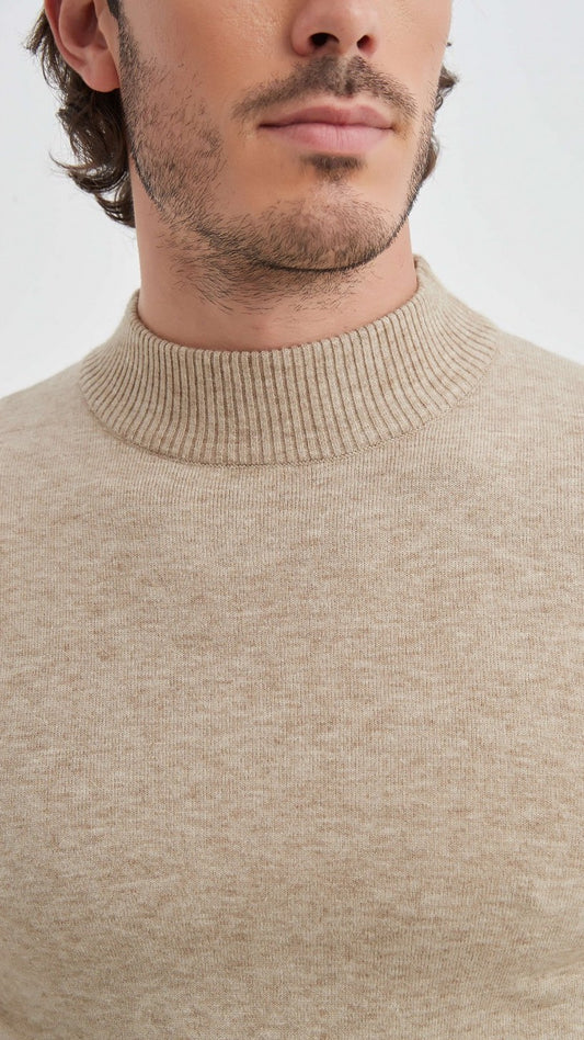 Half-Turtleneck Sweater