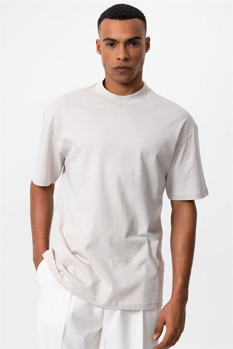 Comfortabele pasvorm basic heren T-shirt