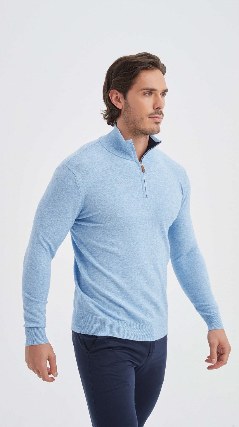 Half-zip Trui