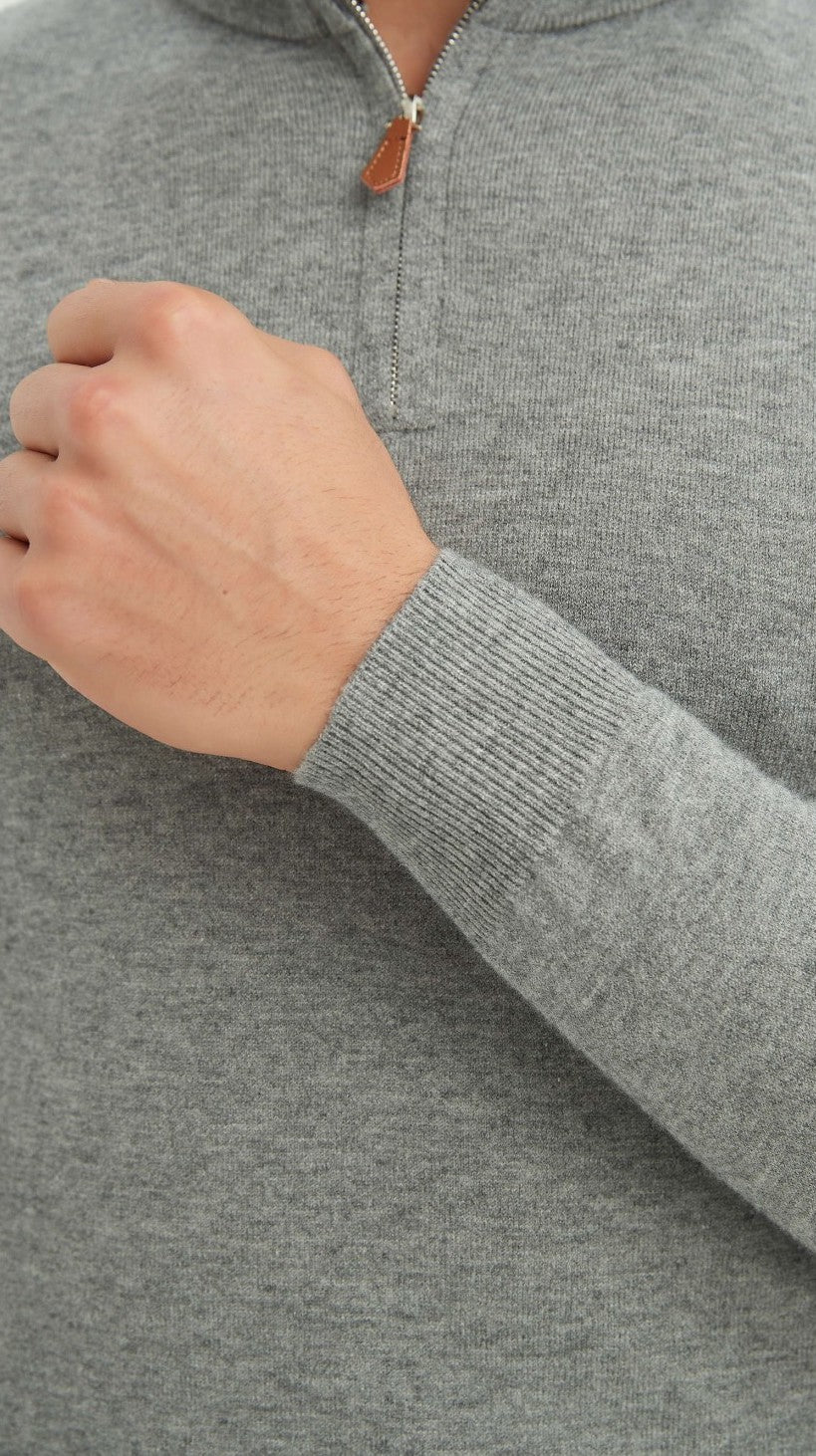 Half-zip Trui