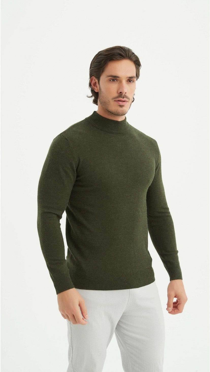 Half-Turtleneck Sweater