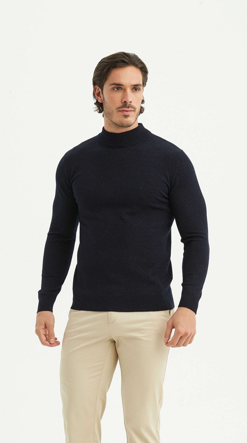 Half-Turtleneck Sweater